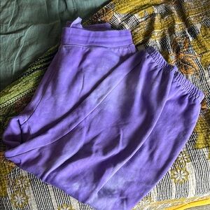 Girlfriend Collective jogger bottoms purple tie dye